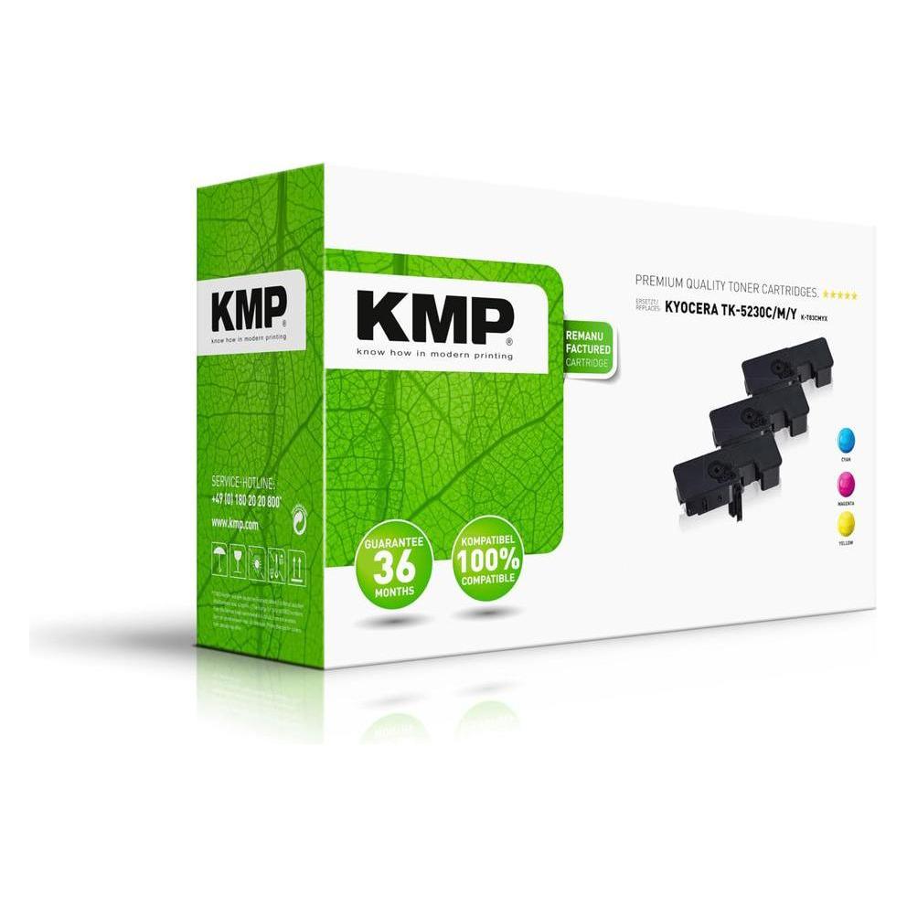 KMP 3 K-T83CMYX cyan, magenta, gelb Toner ersetzt KYOCERA TK-5230C/M/Y (2911,3030) (C, M, Y) (2911)