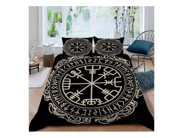 LuxusKollektion Kinderbettwäsche Bettwäsche Wikinger 3D 155x220 3-tlg. Mikrofaser