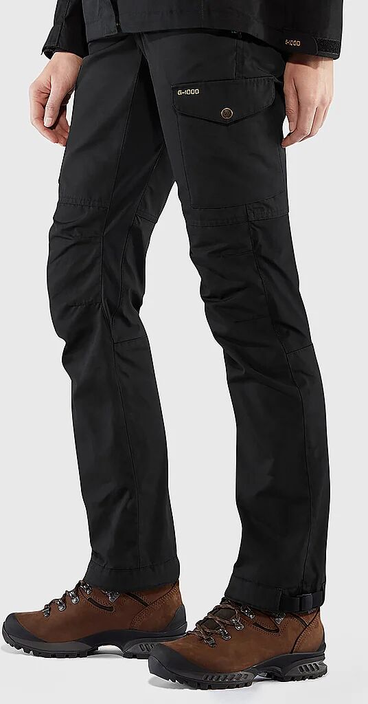 FJÄLLRÄVEN Damen Wanderhose Kaipak Curved G1000 schwarz   38 W