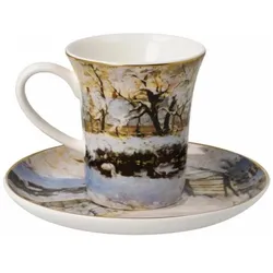Goebel, Tasse, Espressotasse Claude Monnet - Die Elster, Fine Bone China, Bunt, 100 ml, 67075311 (100 ml, 1x)