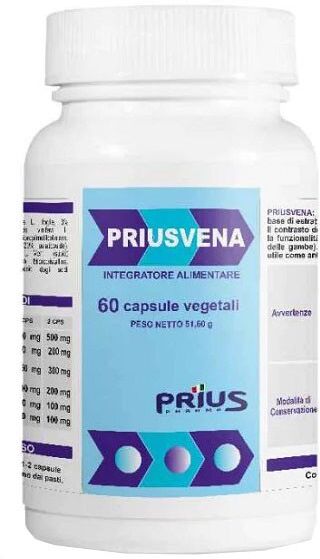 PRIUS PHARMA Srl Priusvena, 60 Capsule