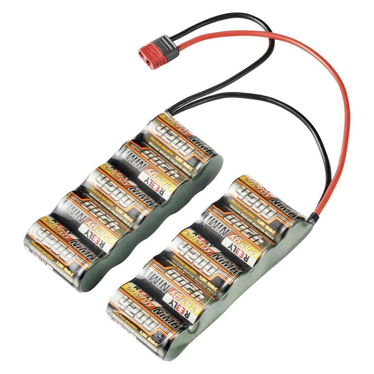 Reely Modellbau-Akkupack (NiMh) 12V 4200 mAh Zellen-Zahl: 10 Side-by-Side T-Stecksystem (4200 mAh, 12 V) (RE-7856538)