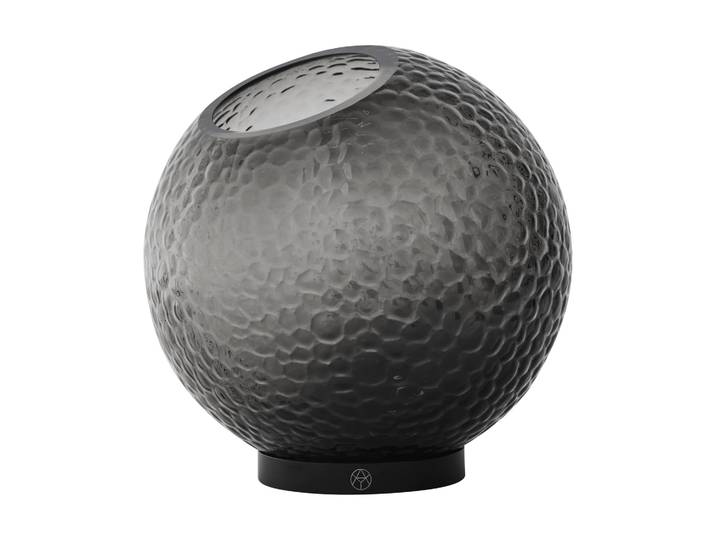 AYTM Vase Globe Bubbles Ø21 cm Black