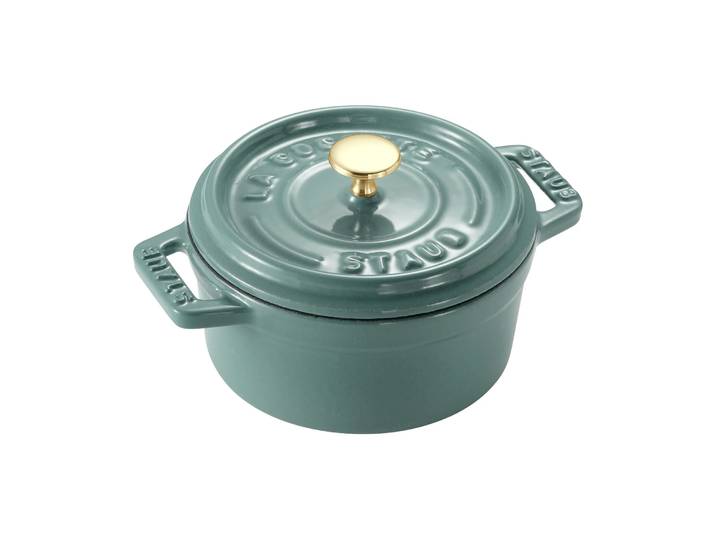 STAUB Cocotte ronde La Cocotte Staub fonte 0,25 L Bois d eucalyptus'