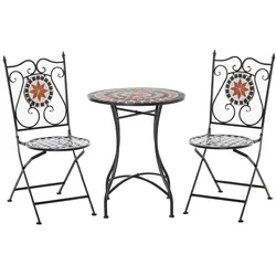 Outsunny - Garten-Bistroset - Ф60 x 71H cm - mehrfarbing