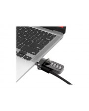 Compulocks Ledge for MacBook Air M2 2022 with Combo Cable Lock Pre-Order ETA DEC Lock-Adapter für Sicherheitskabel mit Zahlenschloss Apple (MBALDG04CL)