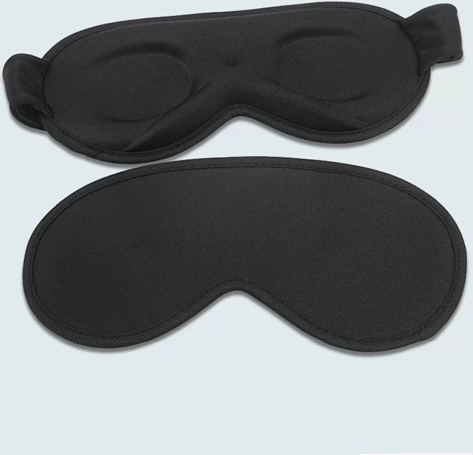 INF 3D Kontur Schlafmaske - Bequem, Verdunkelnd & Atmungsaktiv L