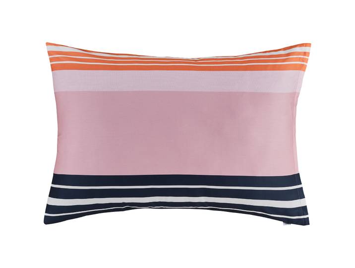 Esprit Kissenbezug Carlson Bunt Streifen Baumwolle B 65 T 65 cm - Kissenbezug