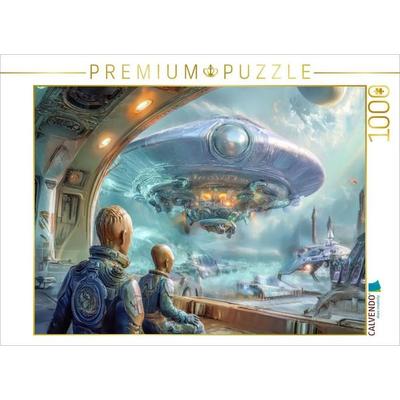 CALVENDO Puzzle Science Fiction Reise | 1000 Teile Lege-Größe 64x48cm Foto-Puzzle für glückliche Stunden