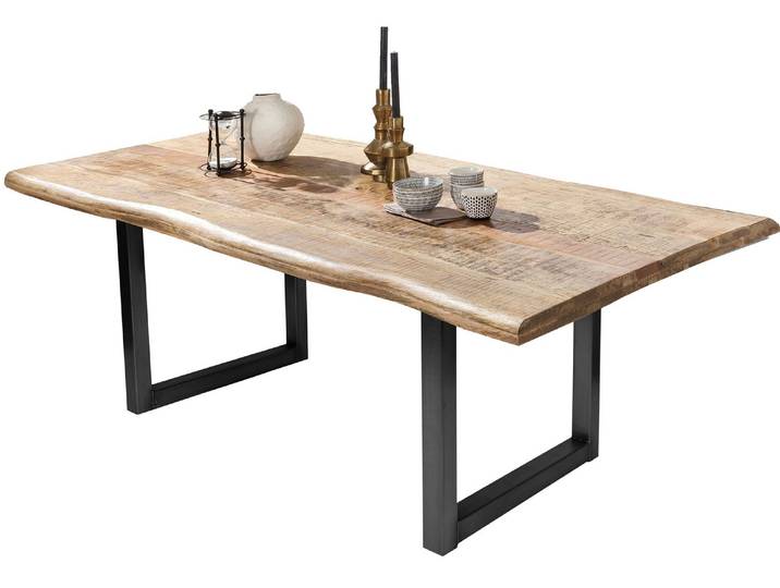 SIT Möbel TABLES & CO Mango Massiv mit Baumkante Tisch 160x90 cm