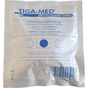 TIGA-MED Kühlkompresse, Sofort-Kältekompresse, Einweg, 17 x 15cm