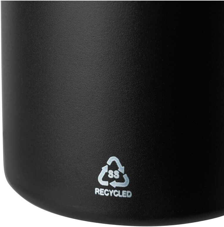 Gourde isotherme publicitaire de 600 ml en inox Mace noir