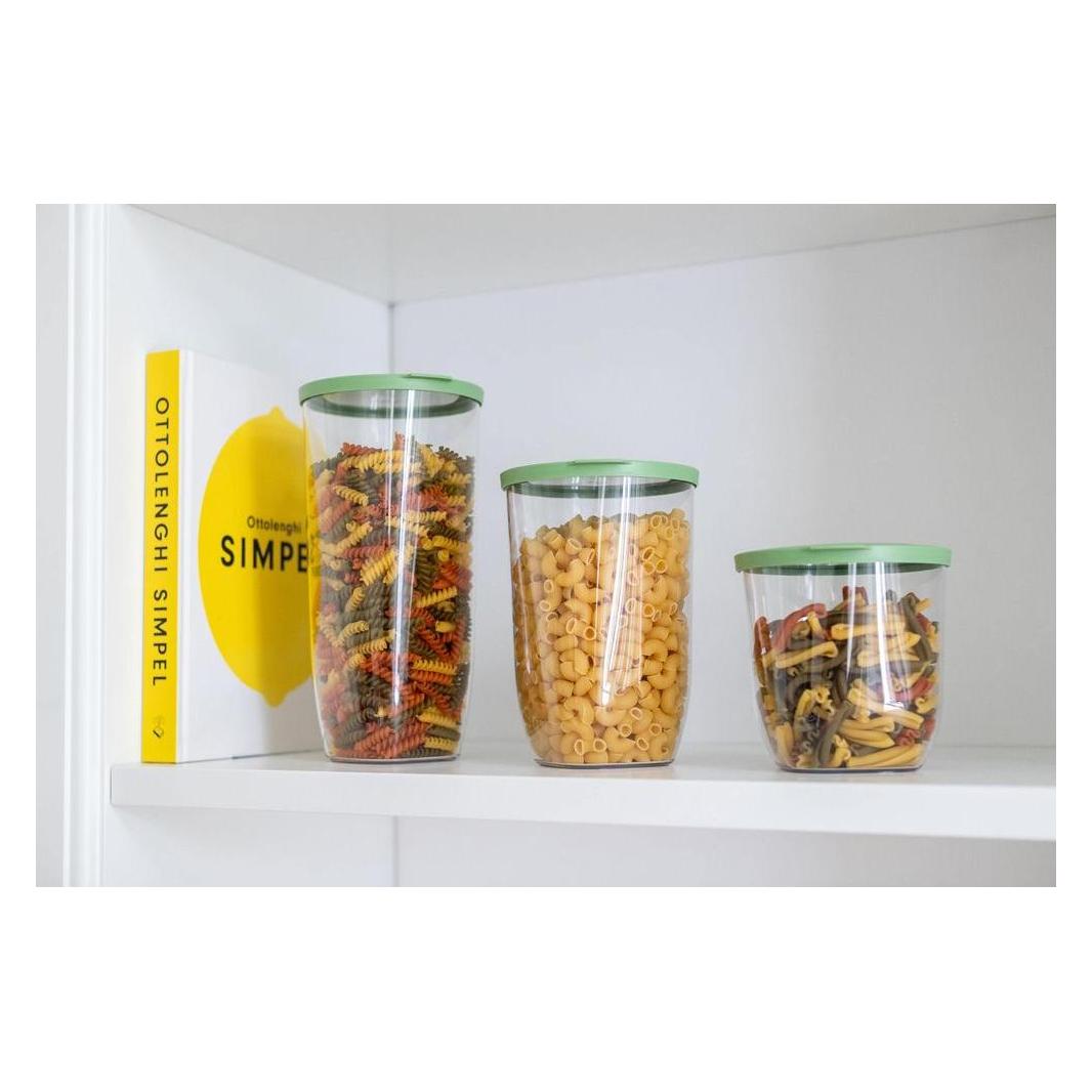 Koziol Vorratsdose Connect Dry M 1.5 l, Grün (1.50 l) (4062703)