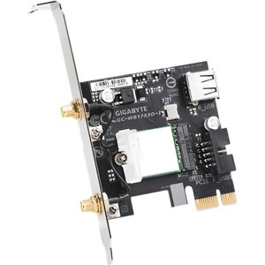 Gigabyte Netzwerkkarte GC-WB1733D-I, PCI Express x1, Wi-Fi 5, 1733 Mbit/s, 5 GHz & 2,4 GHz, mit Bluetooth