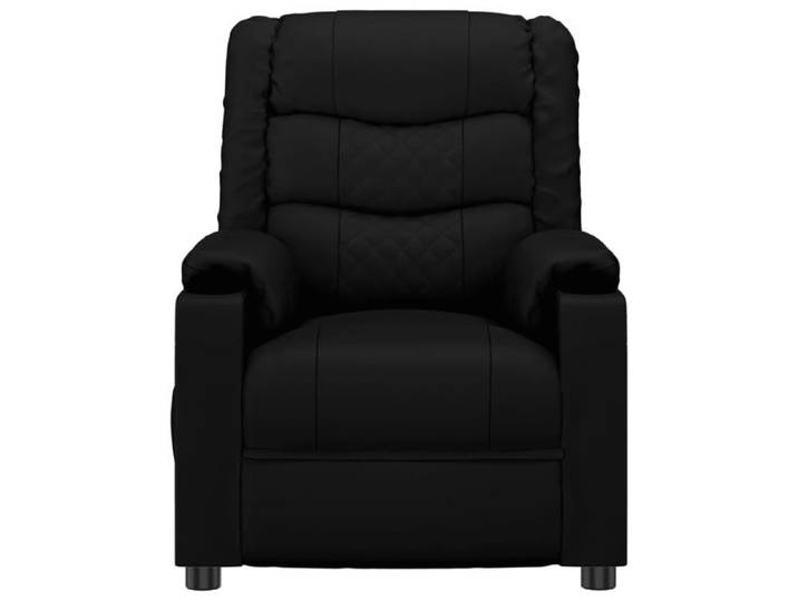 Siège inclinable - Noir - Fauteuil inclinable électrique - 1 place - Noir Similicuir 78.5x95.5x100 cm F4676