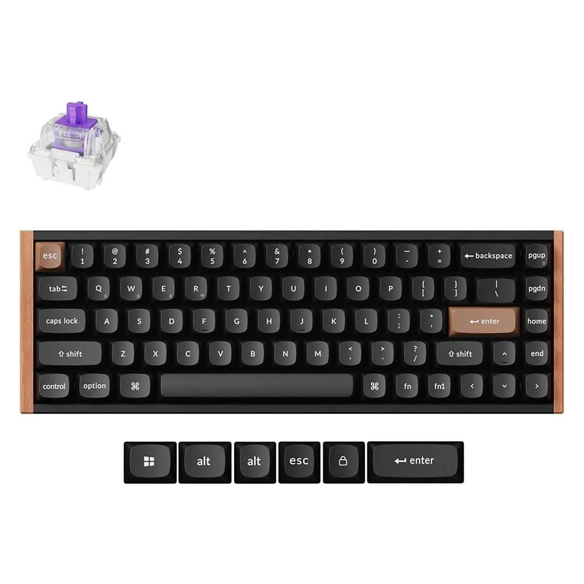 Keychron K6H-F1 (US, Kabelgebunden, Kabellos) (K6H-F1)