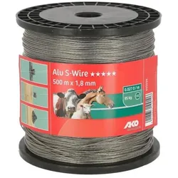 AKO, Gartenzaun, Drahtlitze Aluminium