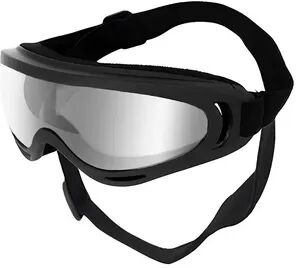 Fusion Finds Dog Goggles Windproof Pet Eye Protection Sunglasses For Small, Medium & Large Dogs sliver Lenses
