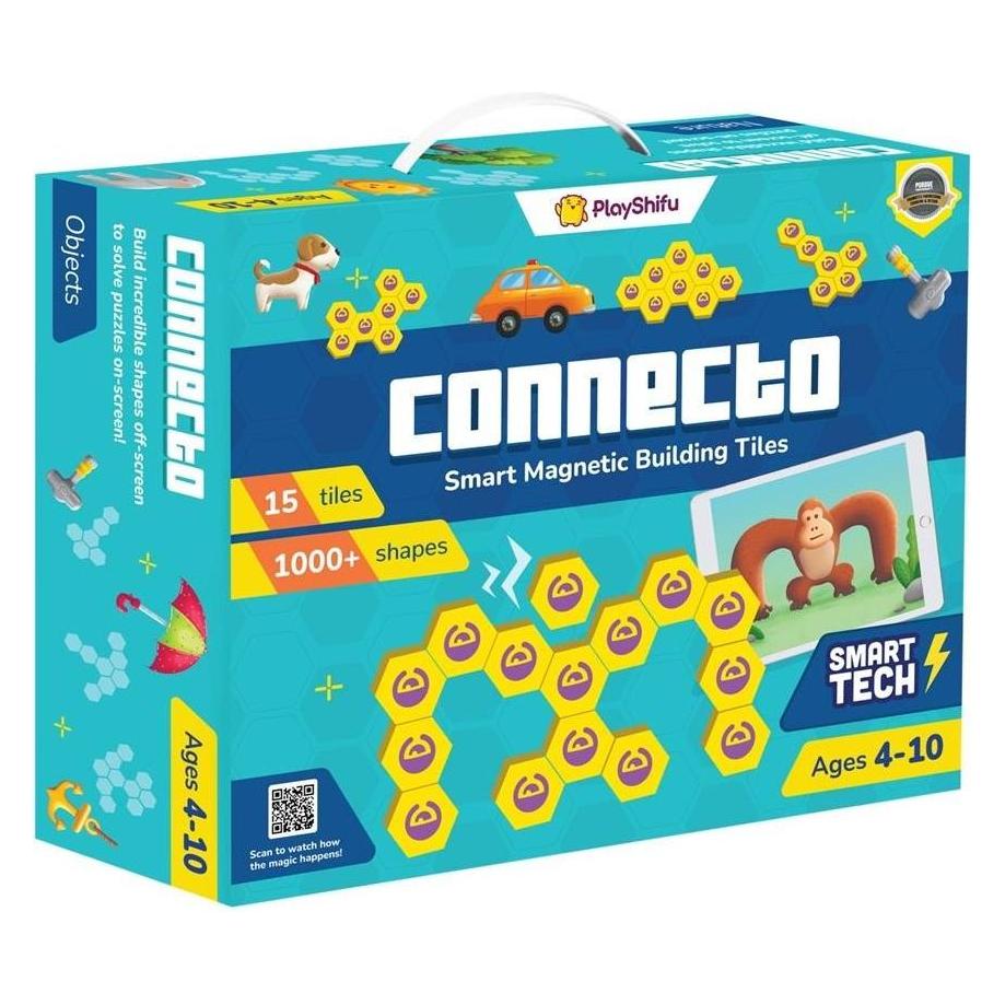PlayShifu Plugo Link Building Blocks Kit (Deutsch, Englisch, Französisch, Italienisch, Japanisch, Portugiesisch, Russisch, Spanisch, 5 - 10 Jahre) (Shifu019)