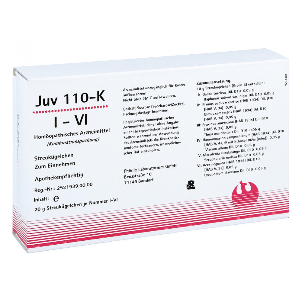 PHöNIX LABORATORIUM GmbH Juv 110 K I-vi Globuli 01082460