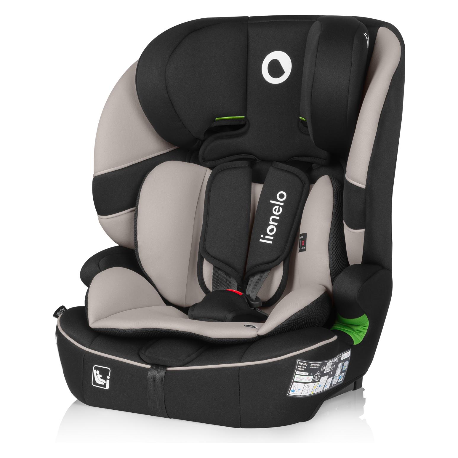 Lionelo Billy I-Size (Kindersitz, ECE R129/i-Size Norm) (LO-BILLY I-SIZE BEIGE LATTE)