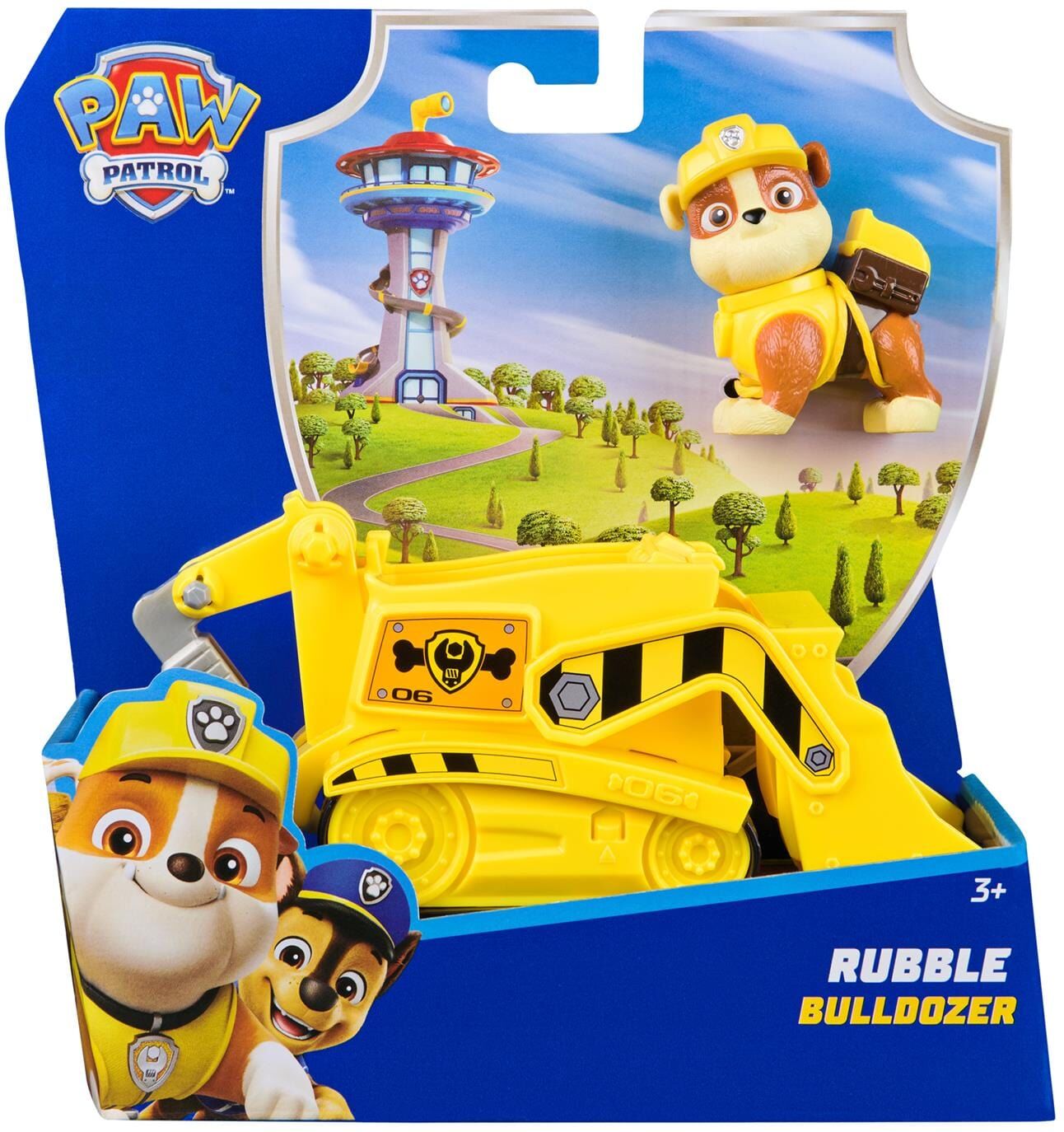 Spin Master Paw Patrol Basic Vehicle Rubble Playset for Kids, Ages 3 and Up, Imaginative Play