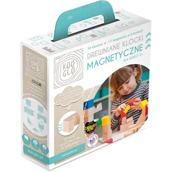 Holzecke Magnetische Holzblöcke Mini Farbe
