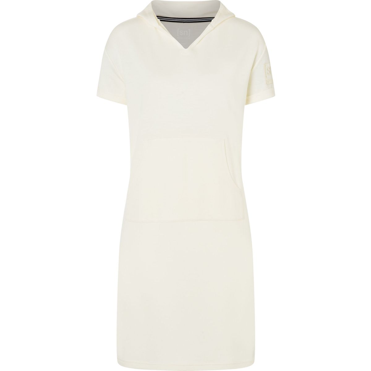 Super.Natural W Hooded BIO Dress fresh white (620) S SNW022410620S