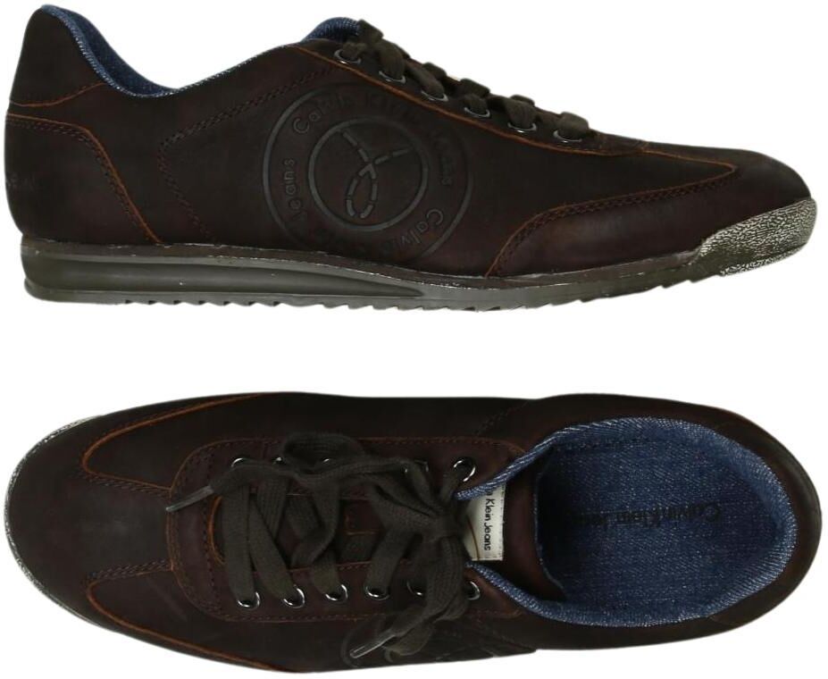 Calvin Klein Jeans Herren Sneaker, Braun, Gr. EU 41, Leder - Second Hand