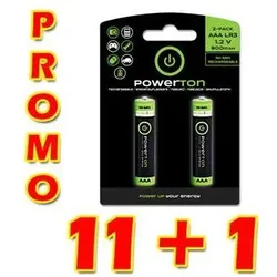 Powerton AAA battery (24 Stk., AAA, 900 mAh), Batterien + Akkus