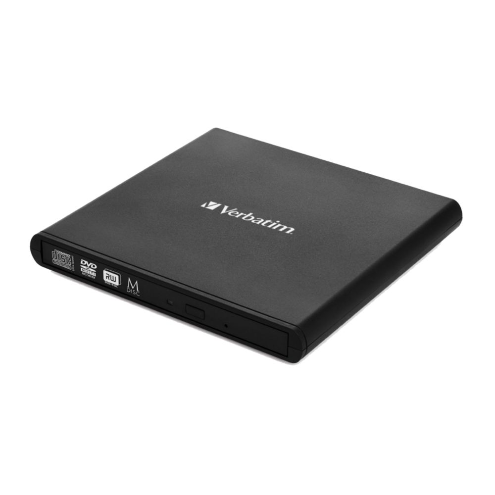 Verbatim 53504 Slimline externer CD/DVD Brenner