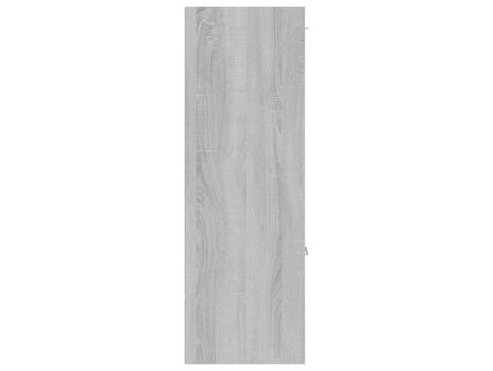 Armoire de rangement - ZERONE - Sonoma gris - 60x29 5x90 cm - 2 portes - Bois panneaux de particules