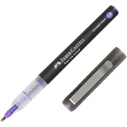 FABER-CASTELL Free Ink Tintenroller grau 1.5 mm Schreibfarbe: Violett