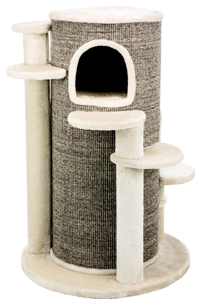 TRIXIEHEIMTIERBEDARF Kratzbaum XXL Oskar 114 cm creme/braun-meliert 16887302