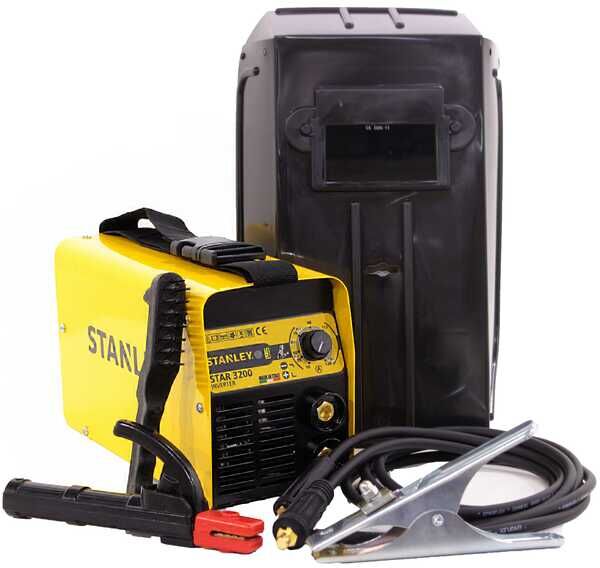 Stanley STAR 3200 - Saldatrice Inverter (MMA) + Kit, corrente continua (DC)