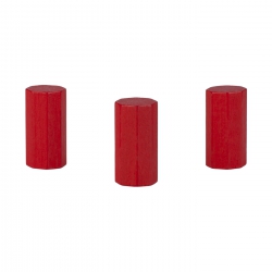 Halmakegel.com Achteckstein Hancock - 15x30mm - rot 256405