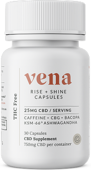 Vena CBD Rise + Shine CBD Capsules