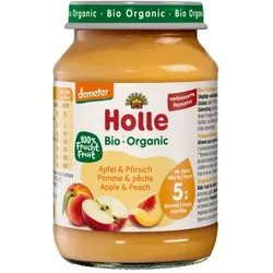 Holle Pfirsich & Apfel Früchtezubereitung bio