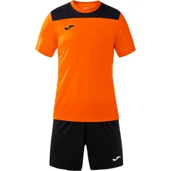 JOMA Phoenix II Trikot + Shorts Set 881 - orange/schwarz 3XL