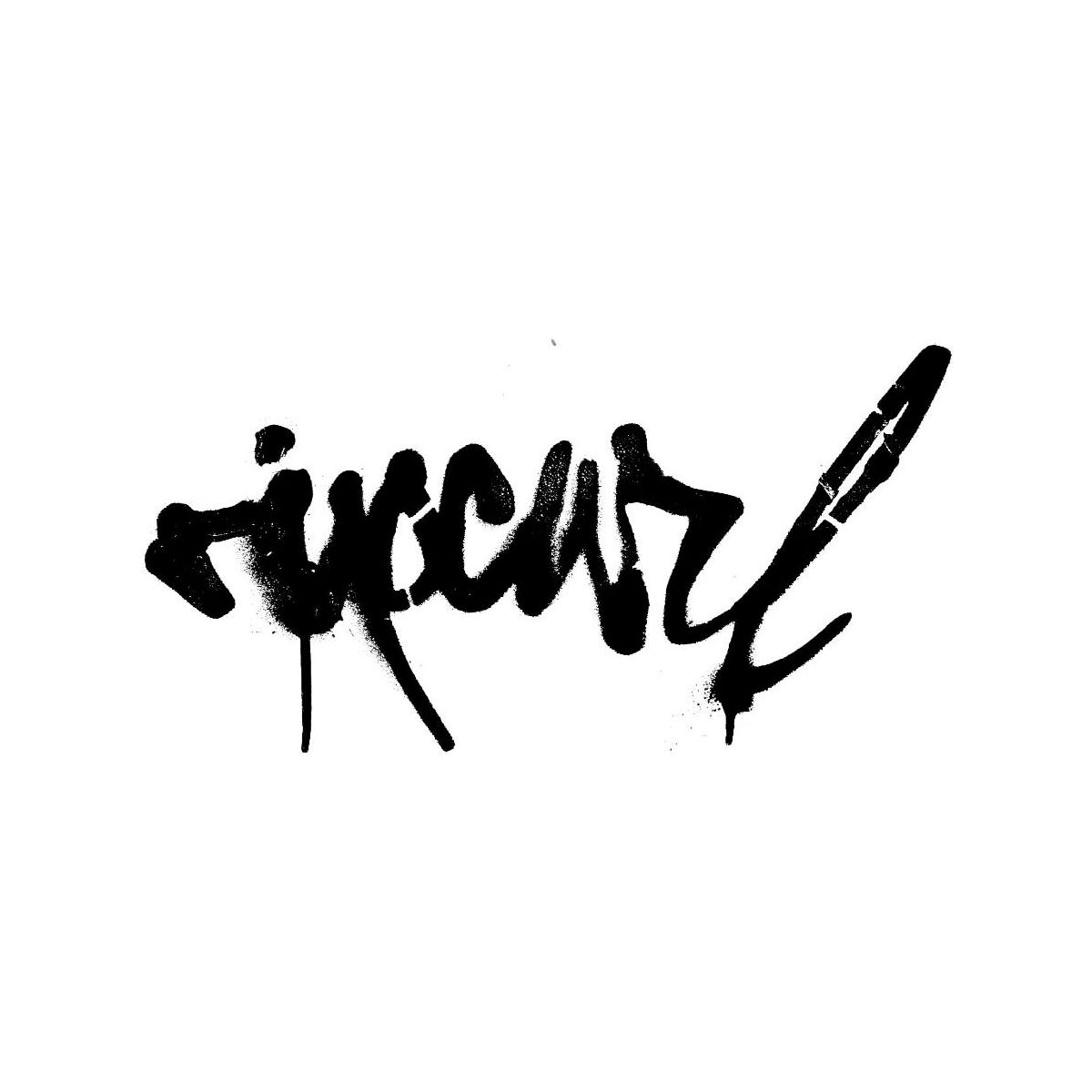 RipCurl Logo Stickers black (0090) TU 132MUT-0090-TU