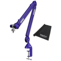 RØDE Mikrofonarm PSA1+ Plus Lila mit Mikrofasertuch, Mikrofonständer, Violett