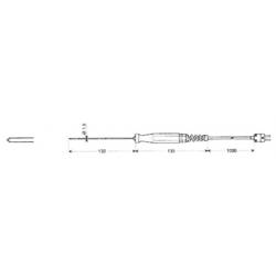 Greisinger GES 130 Einstechfühler kalibriert (ISO) -65 bis 550 °C Fühler-Typ K 602167-ISO