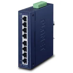 PLANET IP30 Slim type 8-Port Industrial Gigabit Ethernet Switch (-40bis 75 Grad C)