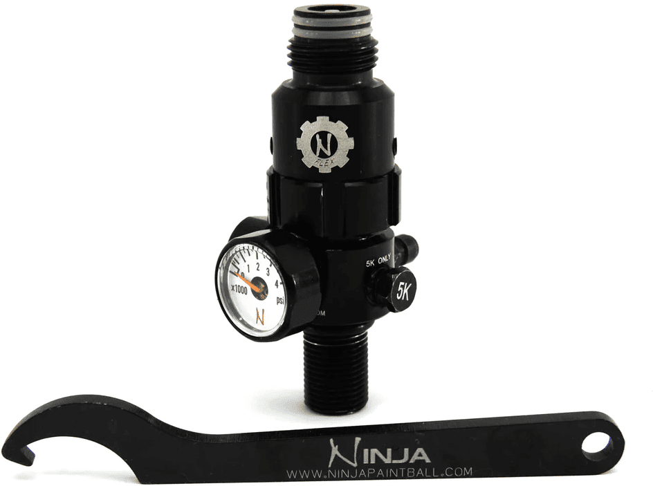 Ninja Paintball Ninja Flex Regulator 4500psi PCP (Output: 1700-2500psi)