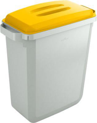 Wertstoff-Sammelbehälter, 60 l, mit Deckel, gelb
