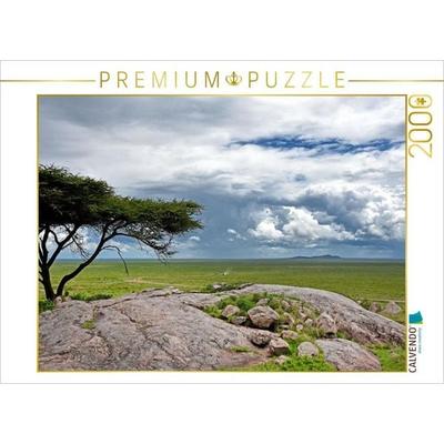 CALVENDO Puzzle Serengeti-Nationalpark | 2000 Teile Lege-Größe 90x67cm Foto-Puzzle für glückliche Stunden