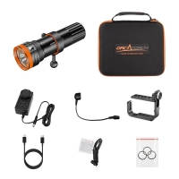 OrcaTorch - FlexDive Videolampe - Dual-Beam 8.000 lm