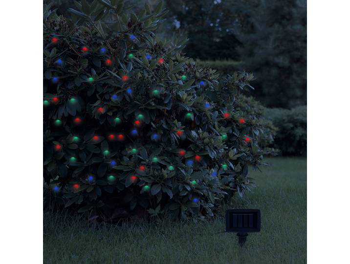 Guirlande lumineuse solaire 36820 0 x 2 x 1190cm Noir