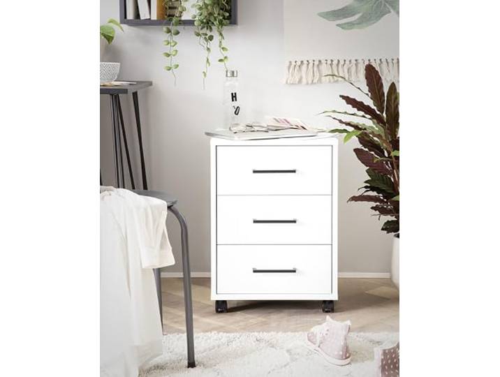 Schildmeyer Ruby 158173 Caisson à roulettes\, Blanc mat\, 40 x 50 x 57 cm