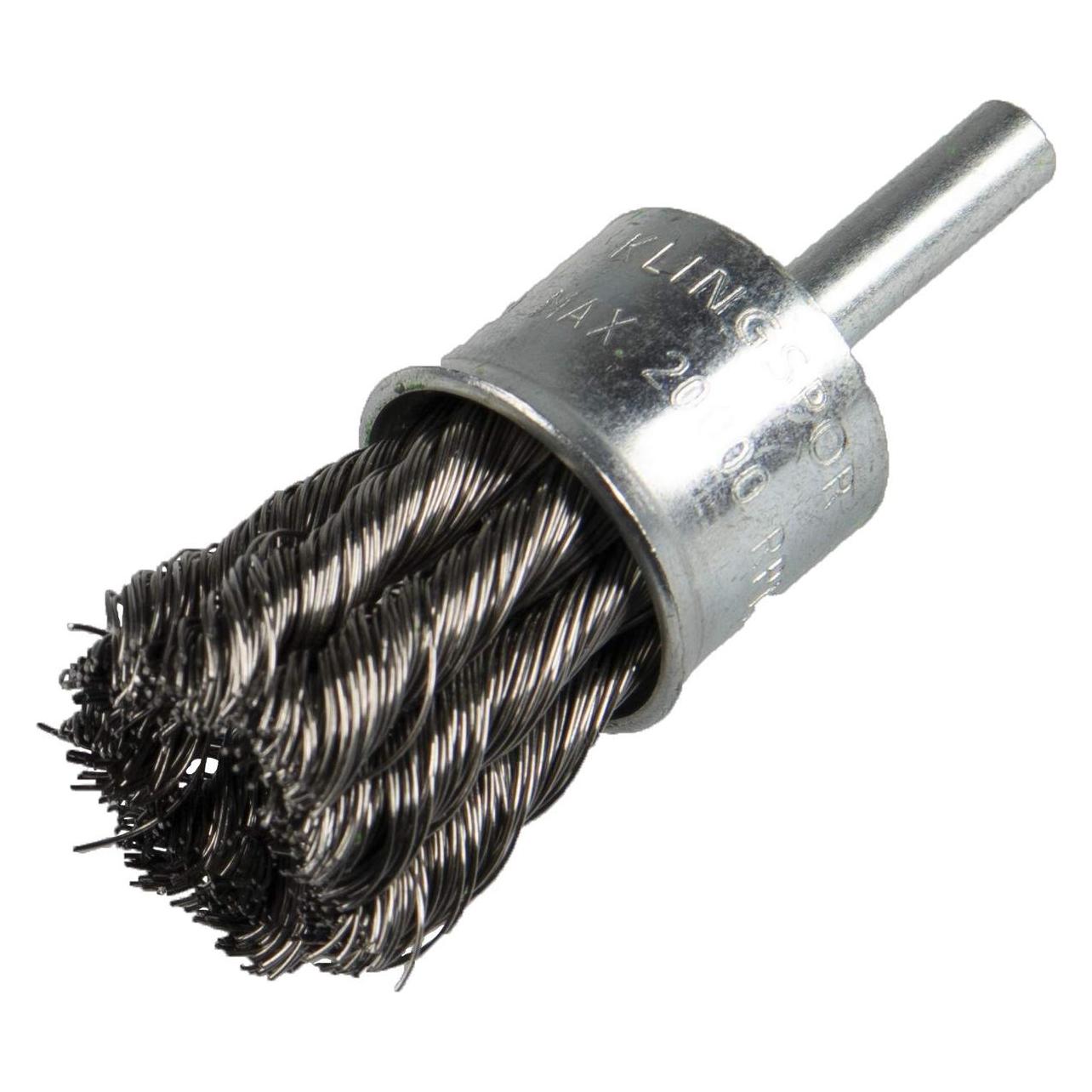 MGA 10X KLINGSPOR 358345 Pinselbürste gezopft, 30 x 6 mm, für EDEL-Stahl (358345)
